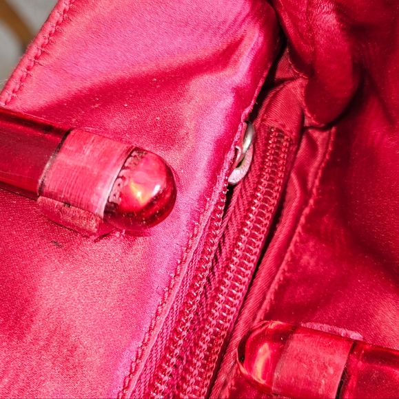 Prada Red Small Tote handbag - Picture 2 of 12